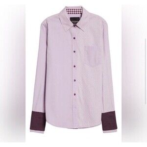 Le Superbe Double Ex Boyfriend Shirt In Lavender Fields Multicolor Sz 0 New